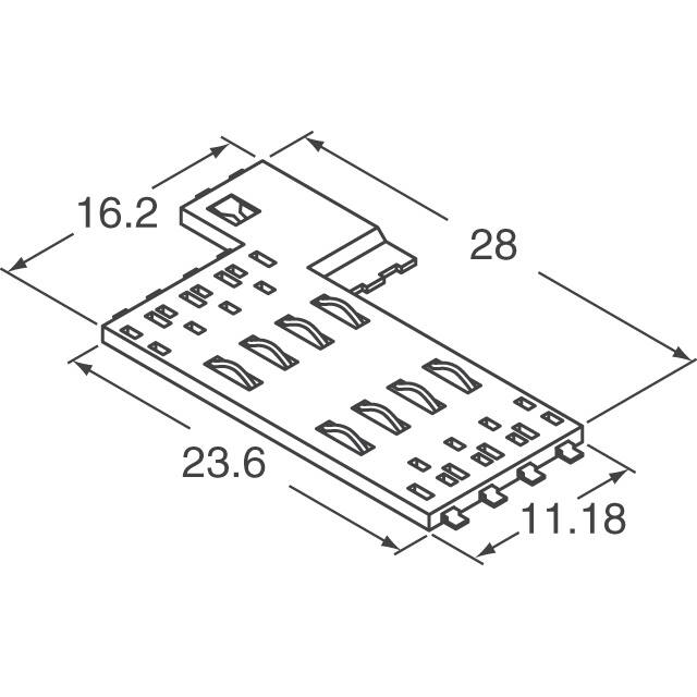 CCM04-1316LFT R701 C&K  PC Card Sockets